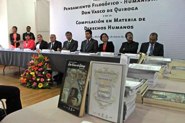 Presentan libro "Pensamiento filosófico-humanista de Don Vasco de Quiroga" 