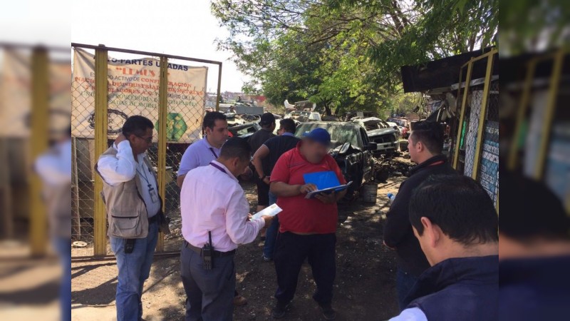 Ayuntamiento de Morelia refuerza inspección a comercios de autopartes usadas 