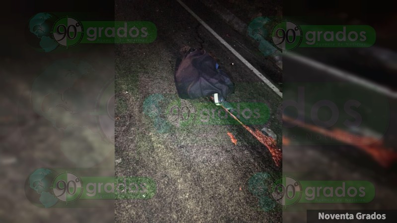Muere motociclista en trágico accidente en Tangancícuaro, Michoacán - Foto 0 