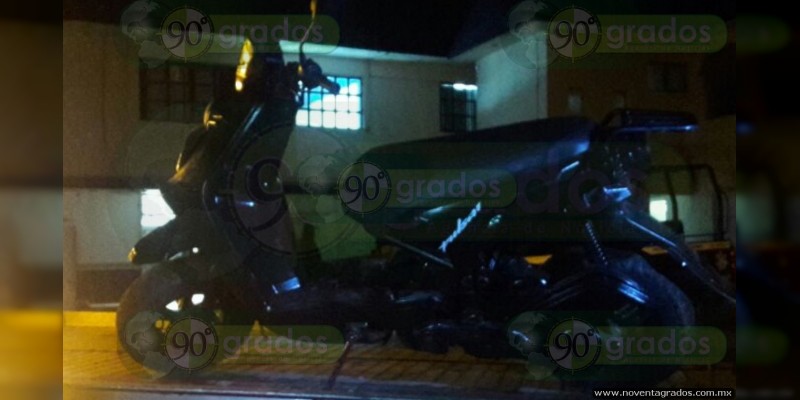Detienen a sujeto con munición y moto robada en Uruapan, Michoacán - Foto 1 