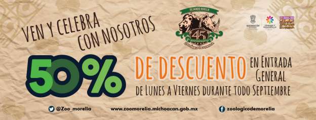 Anuncia Zoológico de Morelia actividades por su 45 aniversario  - Foto 0 