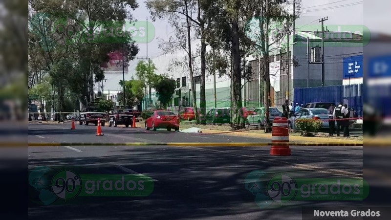 Muere hombre al ser atropellado en Morelia, Michoacán 