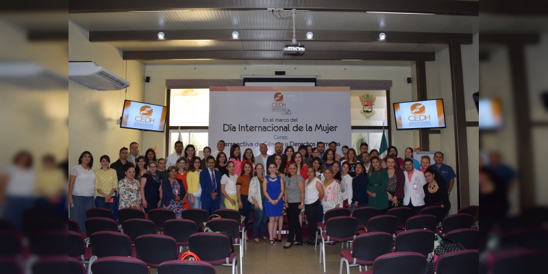 Concluye CEDH el curso ”Perspectiva de Género y Derechos Humanos de las Mujeres 