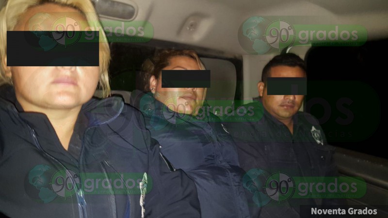 Detienen a 3 polimunicipales por “halconeo” en Peribán, Michoacán  