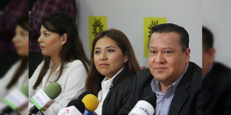 Respalda PRD acciones del Gobierno de Michoacán contra la violencia 