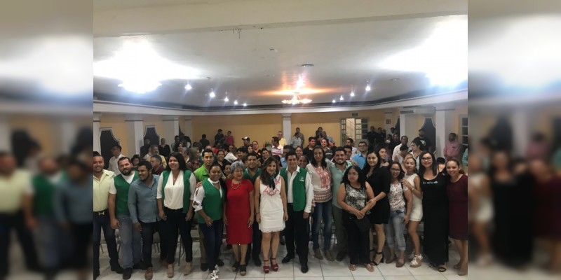 Entrega Partido Verde constancias a aspirantes a candidaturas en Lázaro Cárdenas, Michoacán  