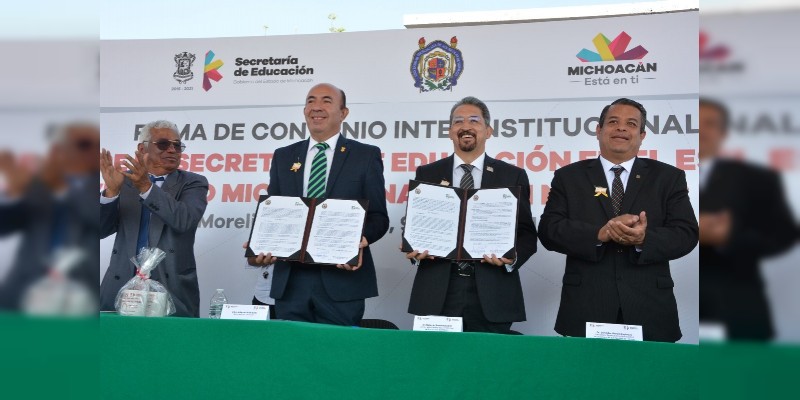 UMSNH apoyará formación integral de escolares en Morelia 