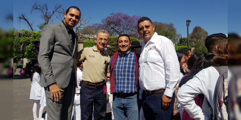 Realizan desfile conmemorativo del Día Michoacano sin Fumar - Foto 3 