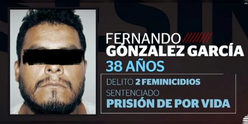Por primera vez en México, feminicida es sentenciado a cadena perpetua 
