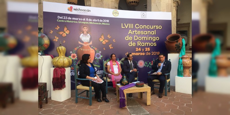 El próximo 25 de marzo, Tianguis y Concurso Artesanal de Domingo de Ramos en Uruapan 