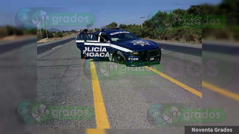 Patrulla de la Policía Michoacán sufre accidente en Múgica, Michoacán - Foto 3 