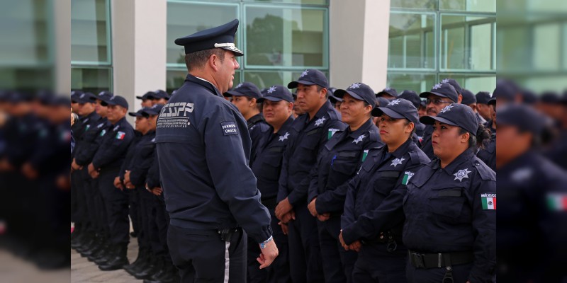 Capacita IEESSPP a policías de 25 municipios de Michoacán 