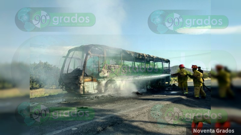 Cunde el pánico en Gabriel Zamora por camión quemado, fue solo un accidente 