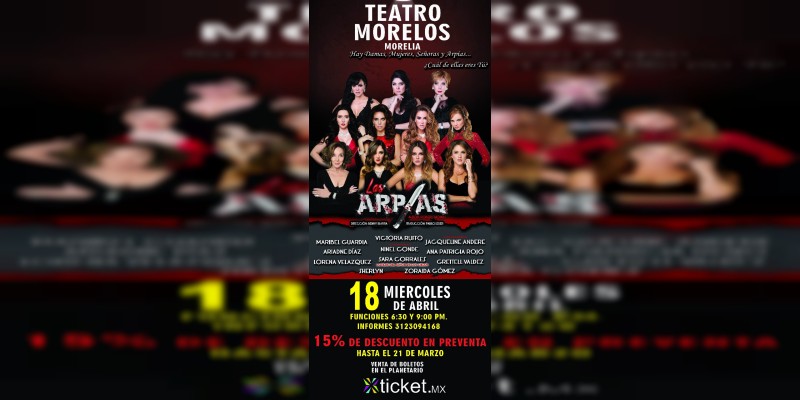 Últimos tres días de descuento para las Arpias en Morelia    