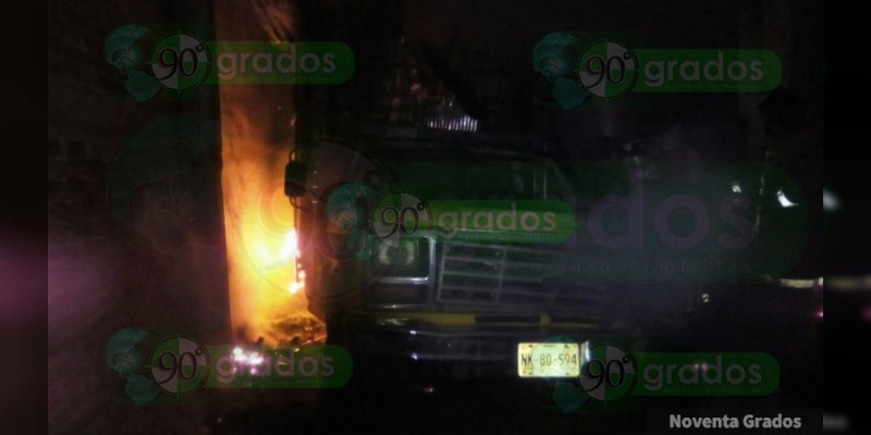 Se incendia bodega en Zitácuaro - Foto 0 