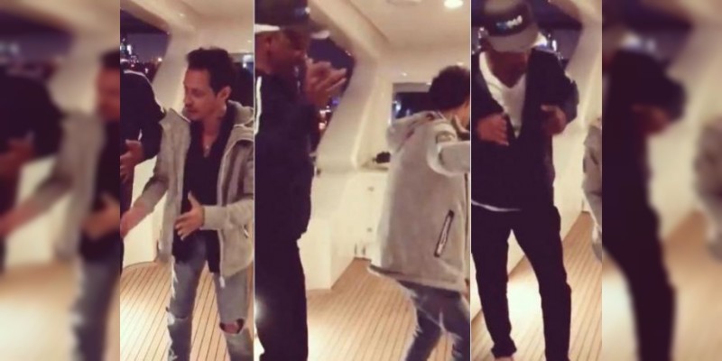 Will Smith aprende a bailar salsa con Marc Anthony 