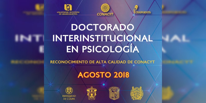 Abierta convocatoria 2018 para el Doctorado Interinstitucional en Psicología 