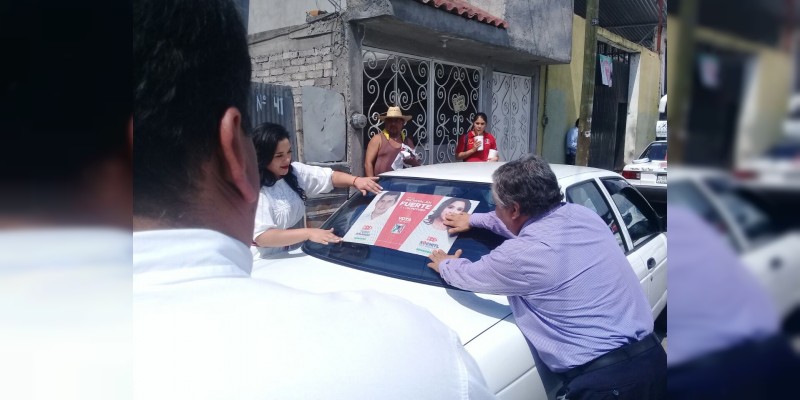 Plantean ciudadanos y transportistas  de Morelia propuestas a Xóchitl Ruiz  