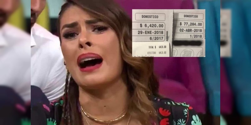Galilea Montijo se queja del excesivo cobro del agua  