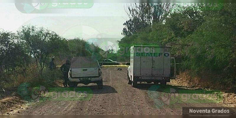 Localizan un cadáver en camino de terracería en Tarimoro, Guanajuato 