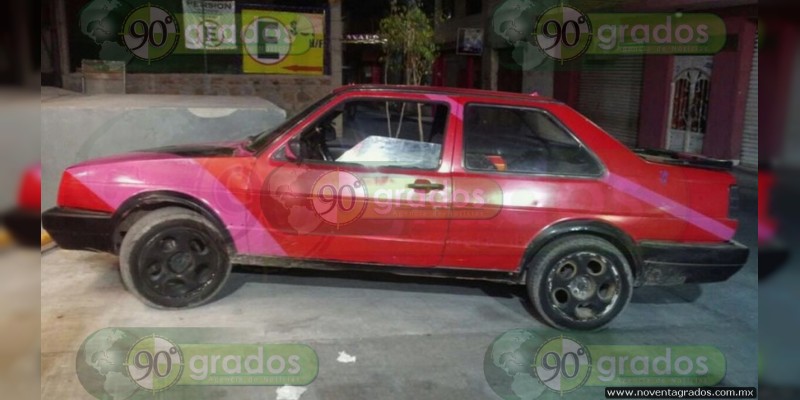 Lo detienen con auto robado en Zitácuaro, Michoacán - Foto 1 
