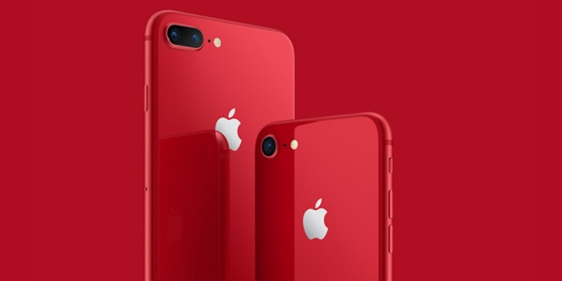 Lanzarán el iPhone 8 y 8 Plus en rojo  