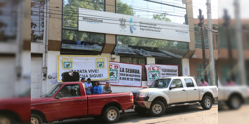 Unión Campesina Democrática toma las instalaciones de Sedrua 
