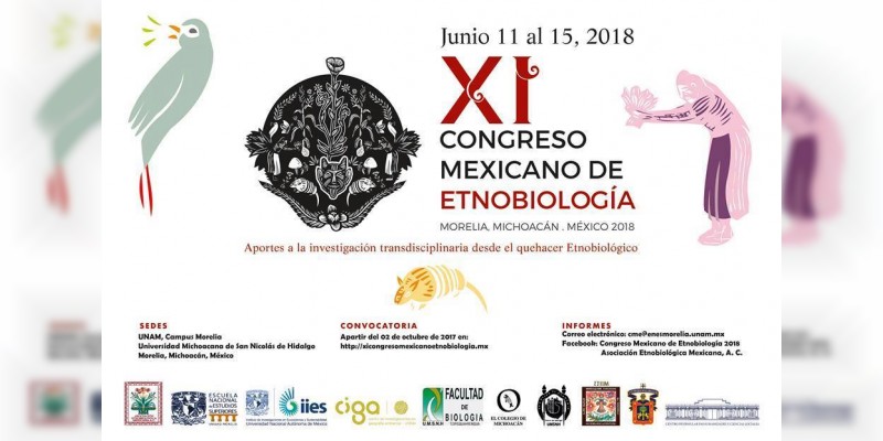 UMSNH invita al ”XI Congreso Mexicano de Etnobiología“ 