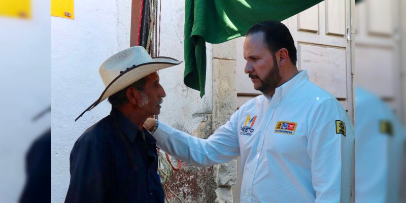 Impulsará Mauricio Prieto mejoras para el campo en Michoacán 