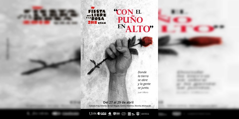 Anuncian programa de la Fiesta del Libro y La Rosa en Morelia 