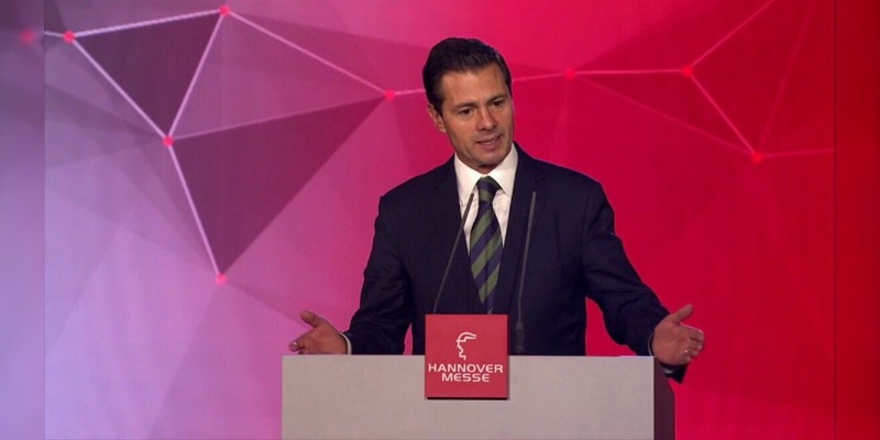 En la Feria de Hannover, Peña Nieto y Ángela Merkel celebran el nuevo acuerdo de comercio - Foto 1 