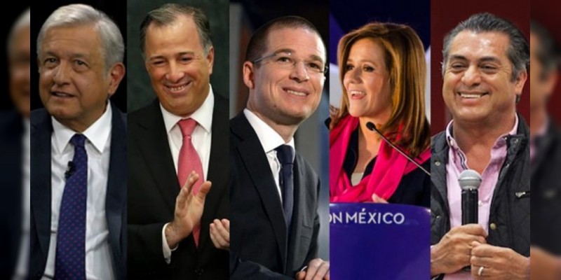 Estas son las posiciones de los candidatos residenciales Estas son las posiciones de los candidatos residenciales