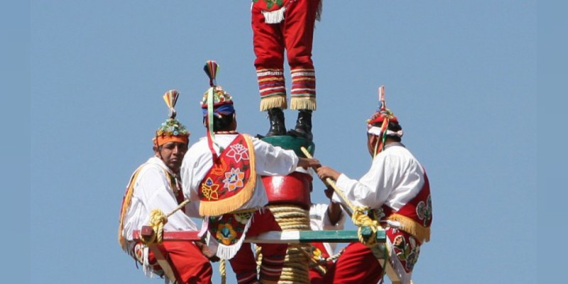 Voladores de San Pedro Tarímbaro, en Tlalpujahua, Patrimonio de la Humanidad 