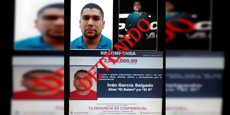 Detienen a “El R” presunto líder de La Nueva Familia Michoacana 