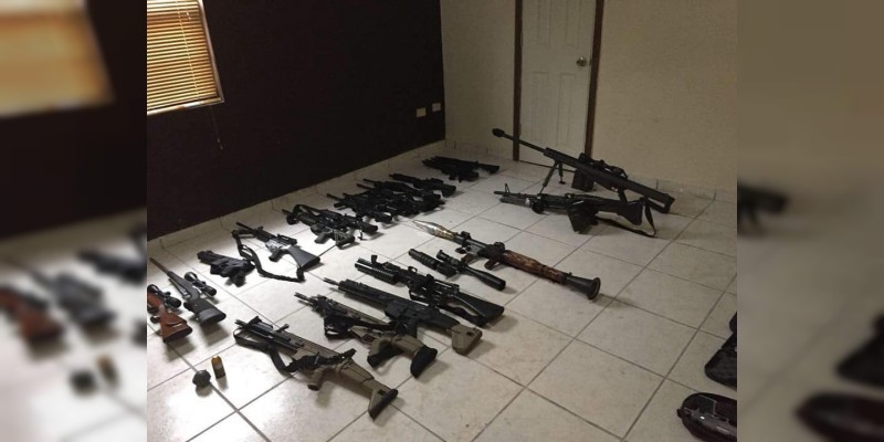 Megadecomiso en Tamaulipas: 140 kilos de metanfetamina y 223 armas aseguradas - Foto 1 