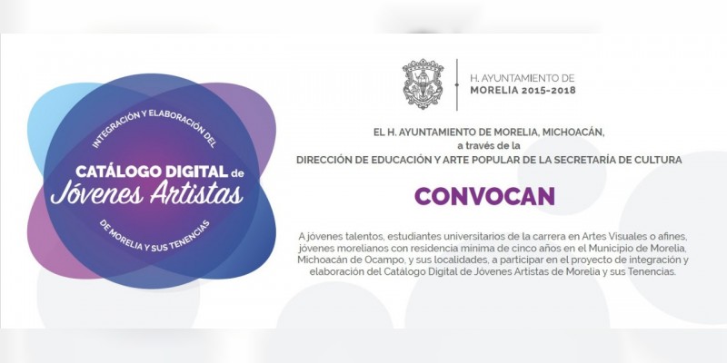 La Secretaría de Cultura convoca a la integración y elaboración del Catálogo Digital de Jóvenes Artistas 