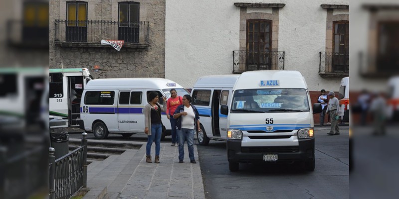 En Morelia, sube el transporte público para este año: Pasalagua 