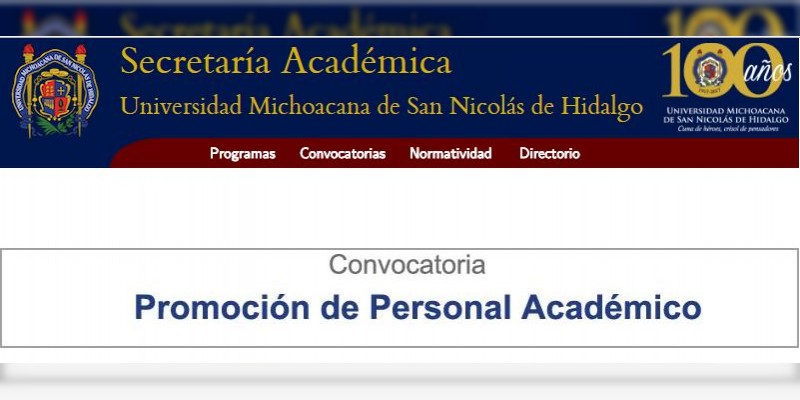 Convoca la Casa de Hidalgo a su personal académico a participar en el proceso de promoción 2018 