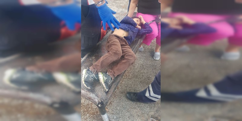 Motociclista arrolla a niño de 6 años y se da la fuga en Zamora, Michoacán 