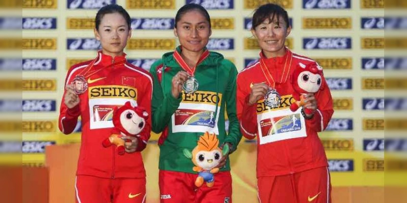 Lupita González es nuevamente campeona mundial de marcha  