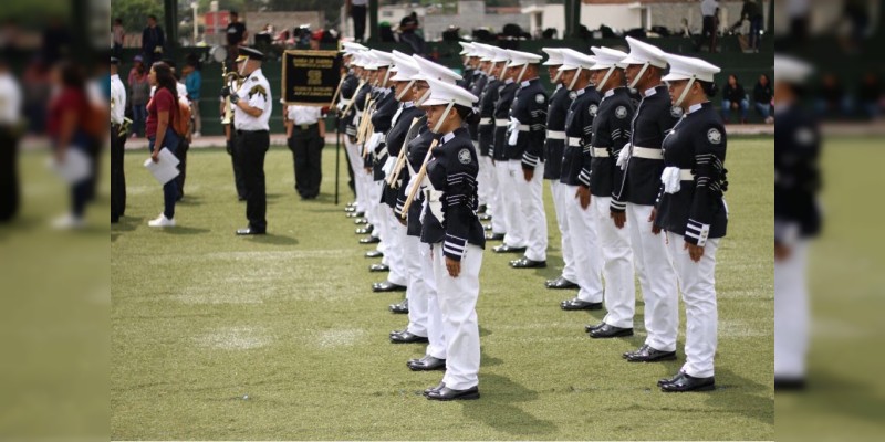 Da inicio Concurso Nacional de Bandas de Guerra y Escoltas 2018 en Morelia 