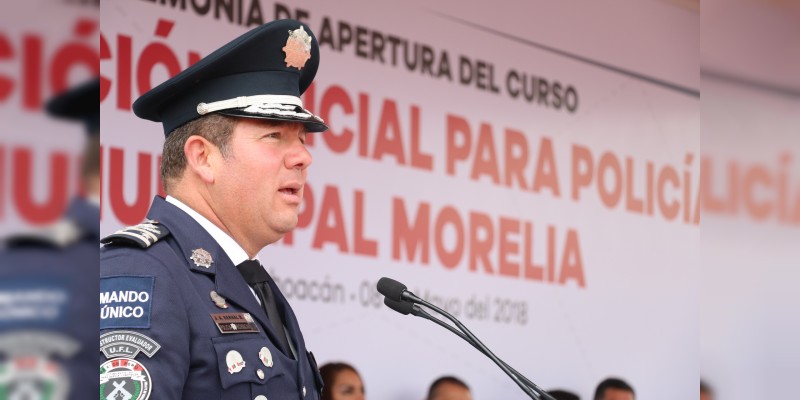 Nuestro objetivo es capacitar a los cadetes para tener una excelente policía en Michoacán: Antonio Bernal Bustamante 
