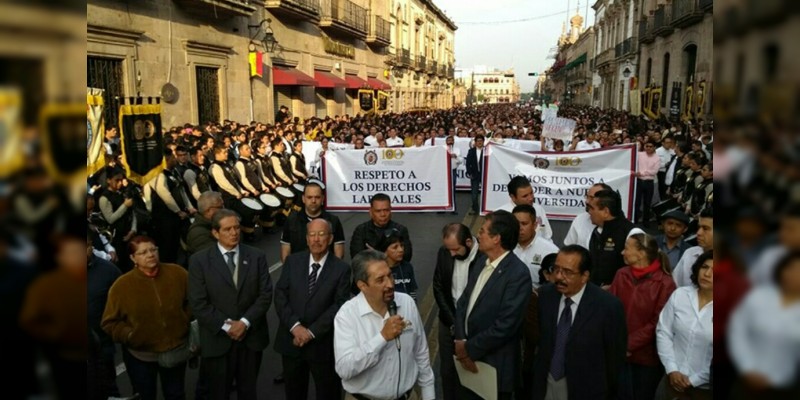 Exigen más recursos para la Universidad Michoacana 