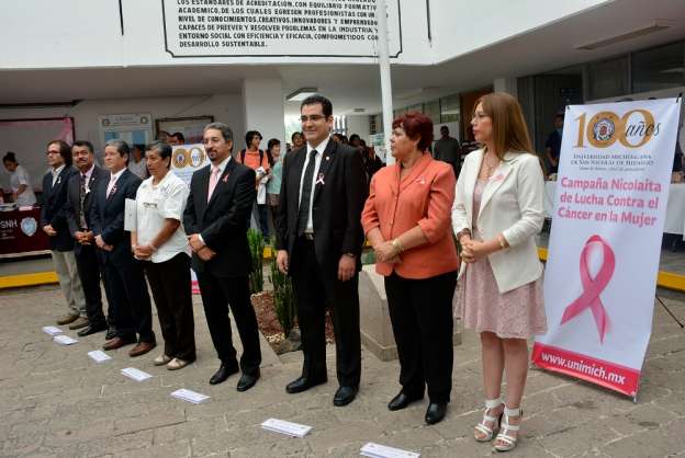 Campaña permanente contra el cáncer en mujeres, anuncia rector de la UMSNH - Foto 1 