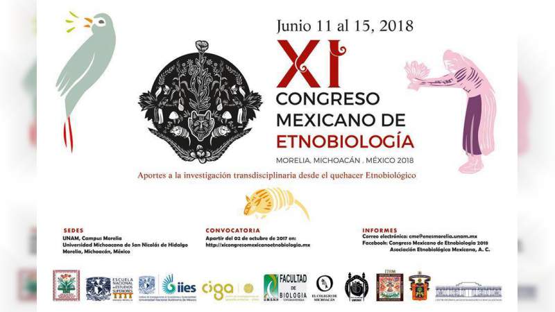 Invita la UMSNH al XI Congreso Mexicano de Etnobiología 