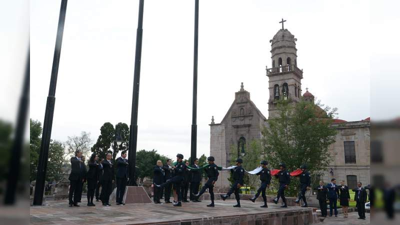 Morelia celebra 197 años de la culminación de la independencia de México 