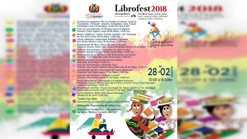 Librofest Metropolitano 2018 invita a asomarse a un fragmento de la cultura de Bolivia - Foto 3 