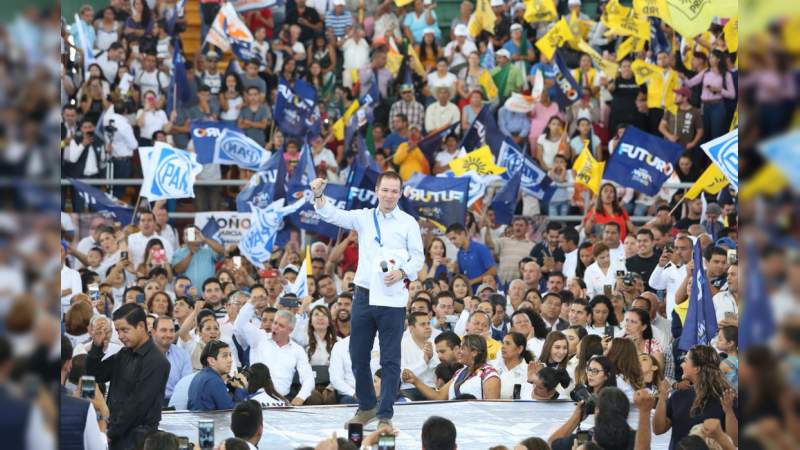 De llegar a la Presidencia de la República, Ricardo Anaya traerá la paz al país, así lo aseguró en Sahuayo y Morelia    - Foto 0 