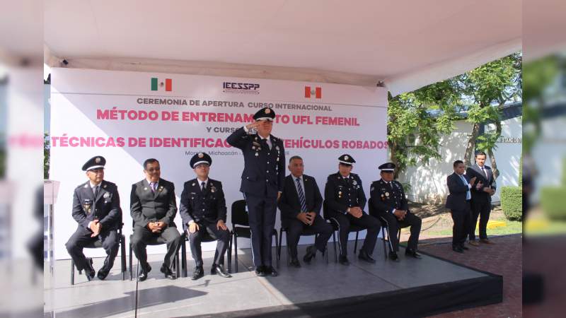 Inicia IEESSPP capacitación a mujeres policías  
