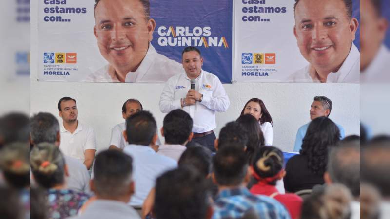 Carlos Quintana garantiza un gobierno transparente para los Morelianos - Foto 0 